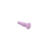 Plug anal ventouse violet pastel taille M 